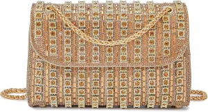 Women's Evening Handbags Rhinestone Purse Crystal Evening Clutch for Women Formal