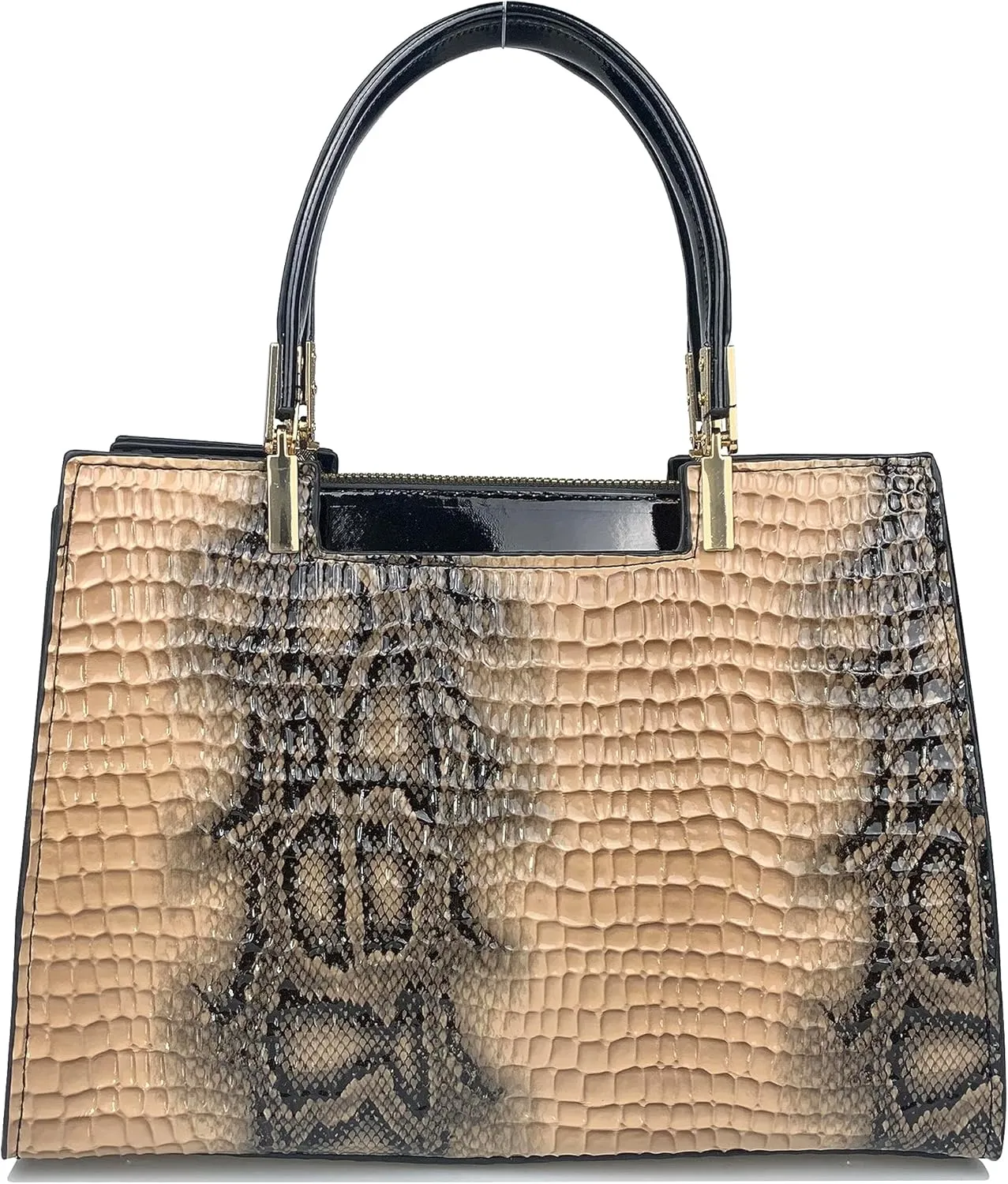 Women's Handbag Crocodile Embossed Pattern Top-Handle Shoulder Bag