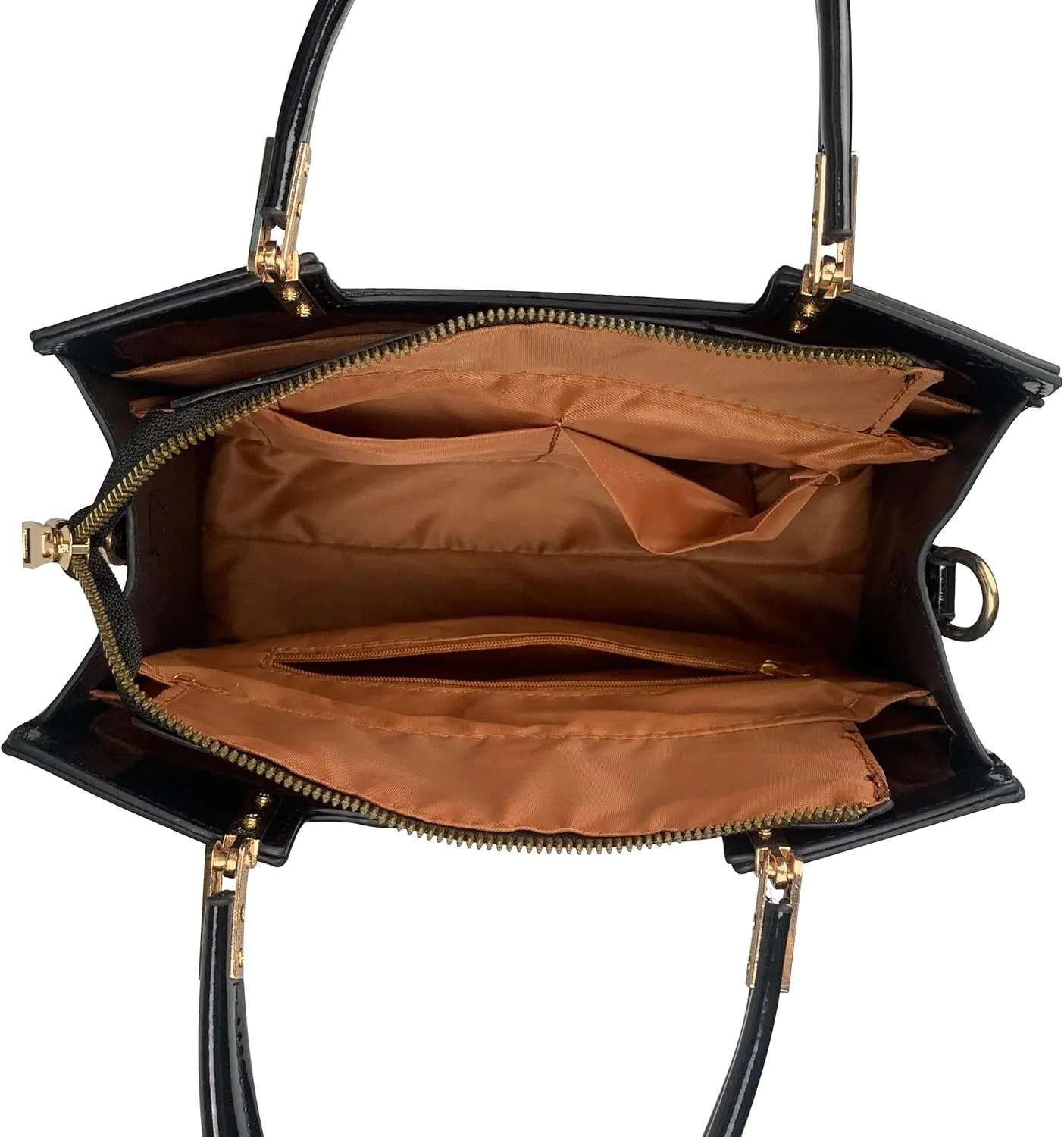 Women's Handbag Crocodile Embossed Pattern Top-Handle Shoulder Bag