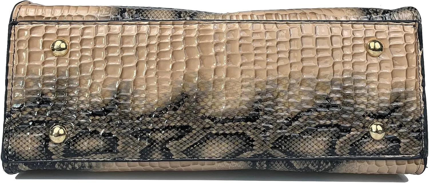 Women's Handbag Crocodile Embossed Pattern Top-Handle Shoulder Bag