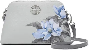 Women's Handbag -Fashion Leather Crossbody Purse, Original Artwork on Tote Shoulder Bag, Top Handle Satchel Purse, Perfect Everyday Accessory, Inspired by Nature and Vintage Art, Great Gift for Ladies