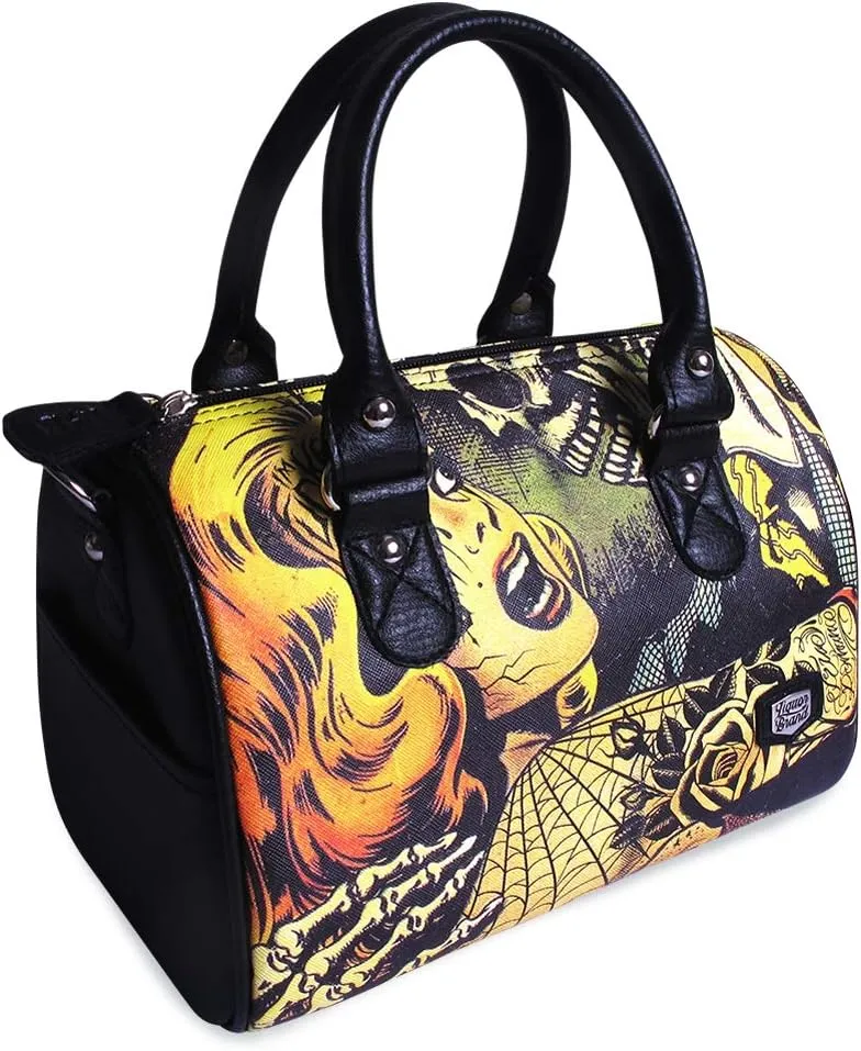 Women's 'Horror B' Goth Round Purse Handbag