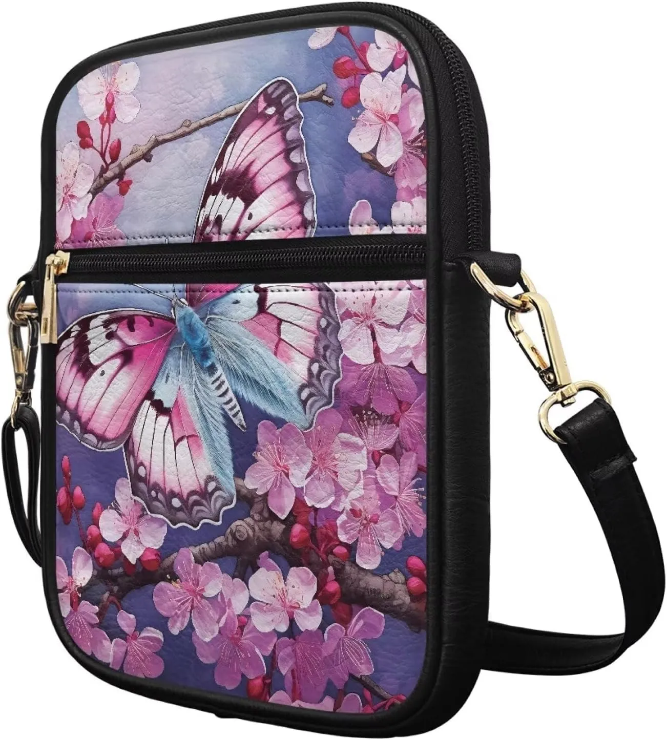 Womens Mens Leather Shoulder Bag Small Leather Messenger Bag Crossbody Satchel Bag Purse Handbag Casual Daypack