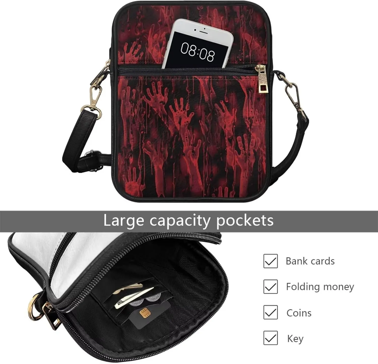 Womens Mens Leather Shoulder Bag Small Leather Messenger Bag Crossbody Satchel Bag Purse Handbag Casual Daypack
