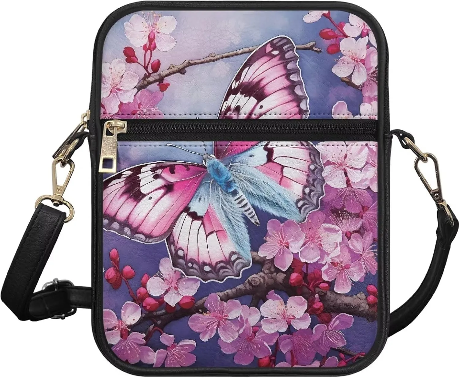 Womens Mens Leather Shoulder Bag Small Leather Messenger Bag Crossbody Satchel Bag Purse Handbag Casual Daypack