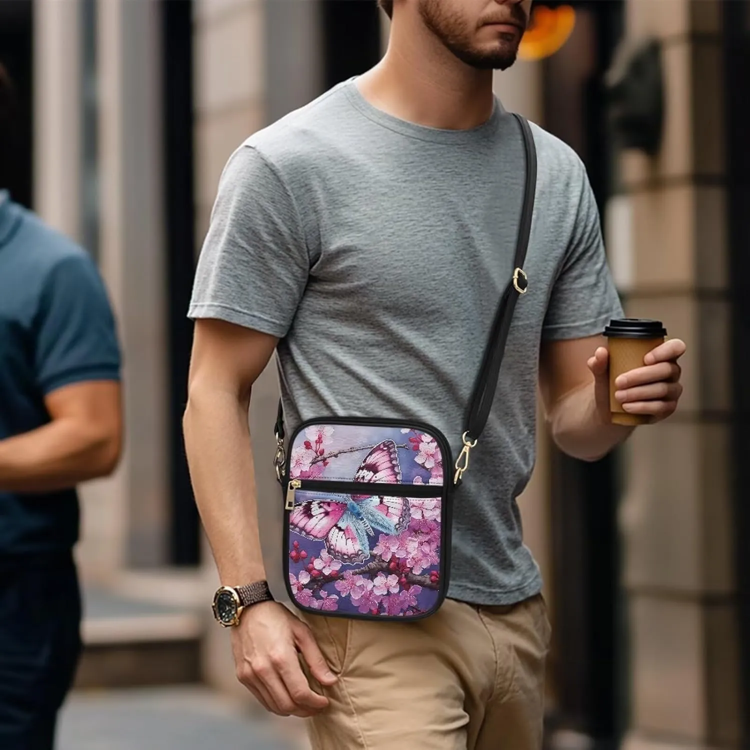 Womens Mens Leather Shoulder Bag Small Leather Messenger Bag Crossbody Satchel Bag Purse Handbag Casual Daypack
