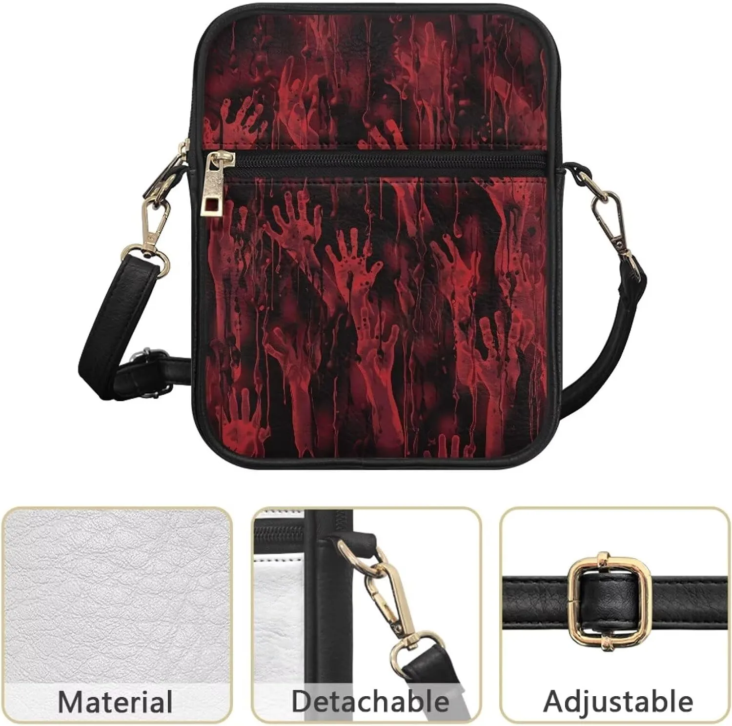 Womens Mens Leather Shoulder Bag Small Leather Messenger Bag Crossbody Satchel Bag Purse Handbag Casual Daypack