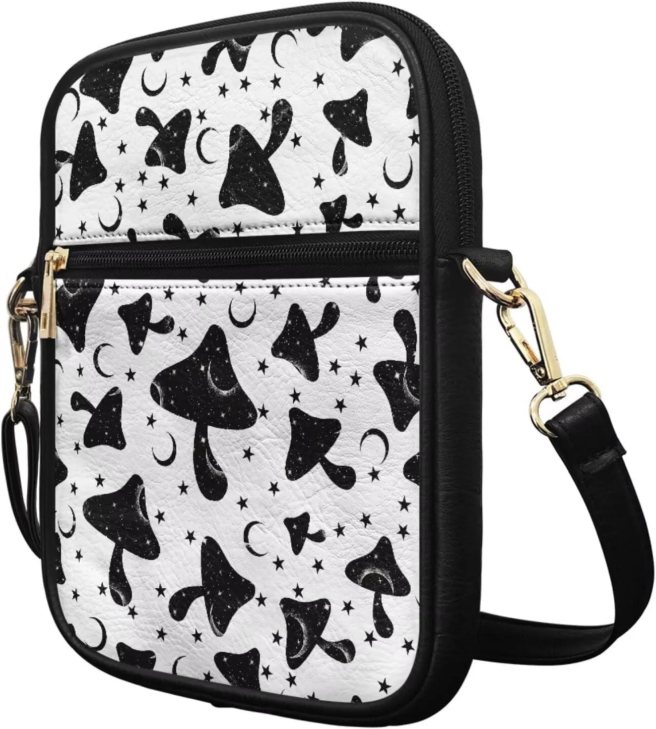 Womens Mens Leather Shoulder Bag Small Leather Messenger Bag Crossbody Satchel Bag Purse Handbag Casual Daypack