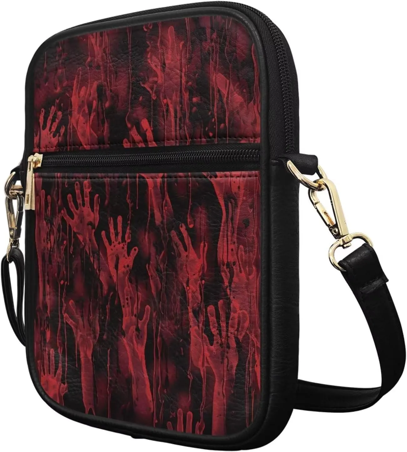 Womens Mens Leather Shoulder Bag Small Leather Messenger Bag Crossbody Satchel Bag Purse Handbag Casual Daypack