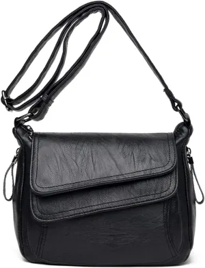 Women's PU Leather Crossbody & Shoulder Bags - Travel - Ready With Multiple Pockets