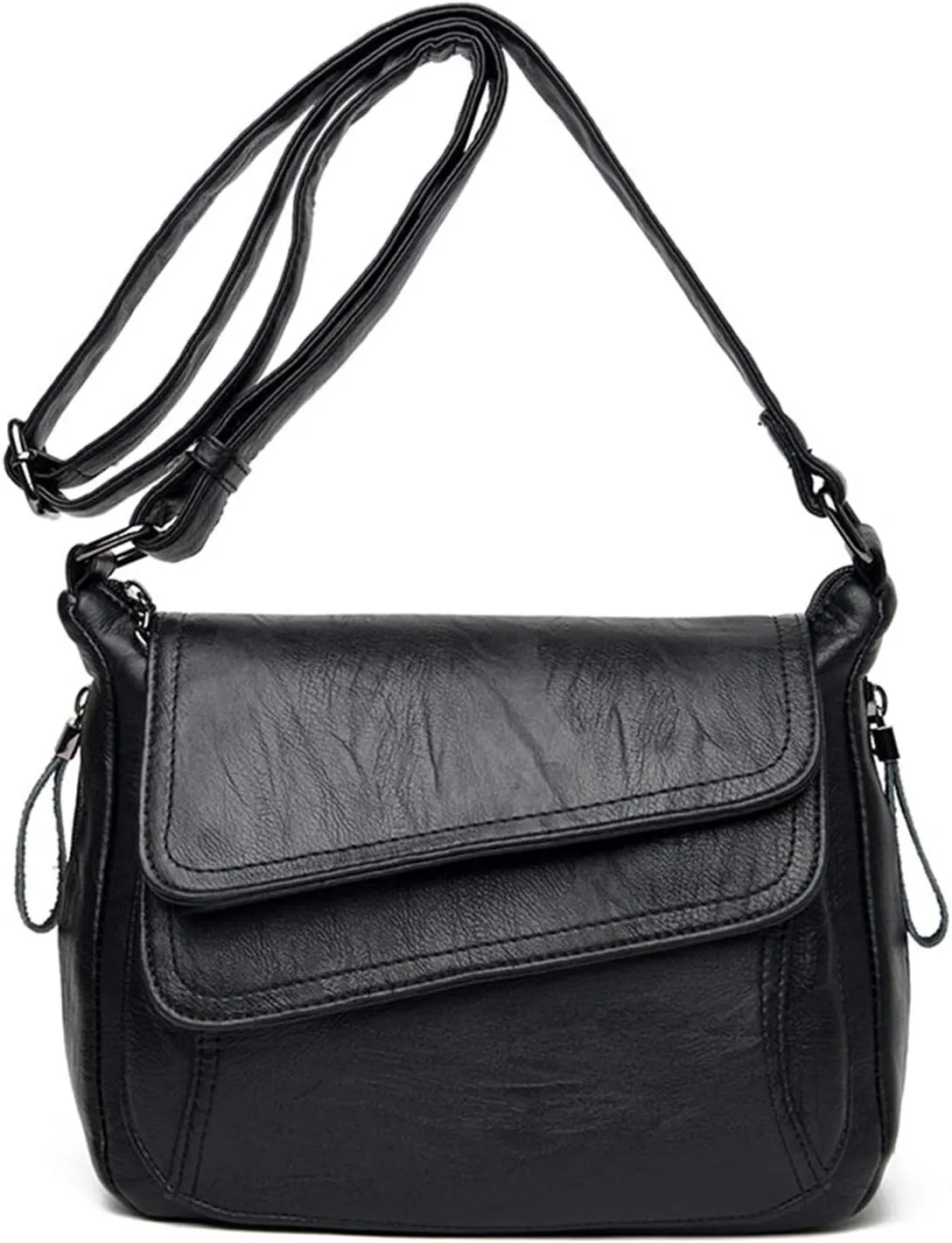 Women's PU Leather Crossbody & Shoulder Bags - Travel - Ready With Multiple Pockets
