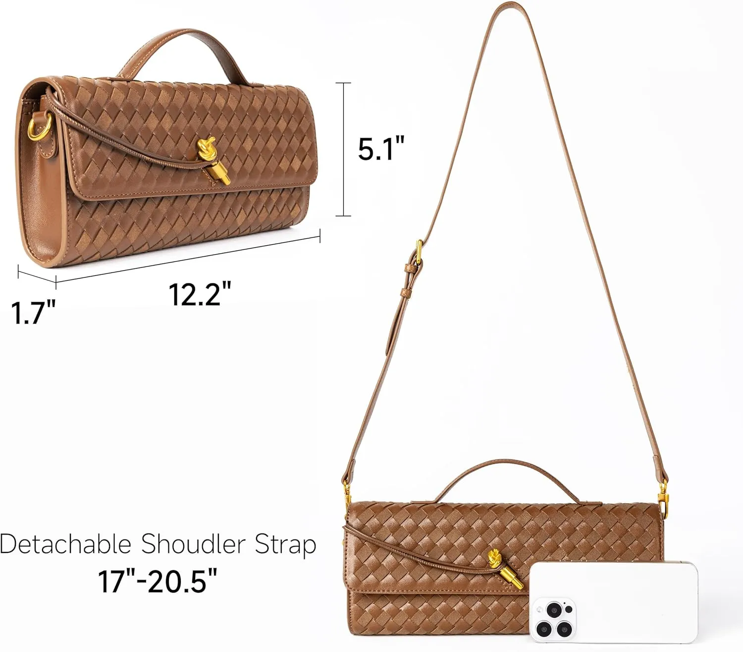 Woven Purse For Women Evening Clutch Woven Leather Handbags Crossbody Bag Suede Purse Formal Evening bag