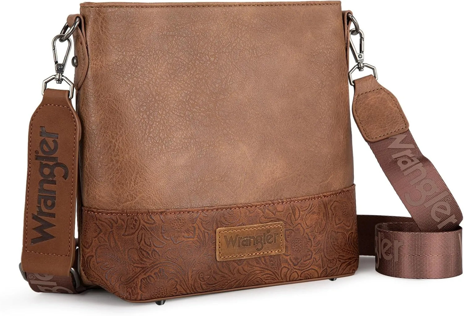 Wrangler Crossbody Purses for Women Two Tone Crossbody Bags Women Purses and Handbags