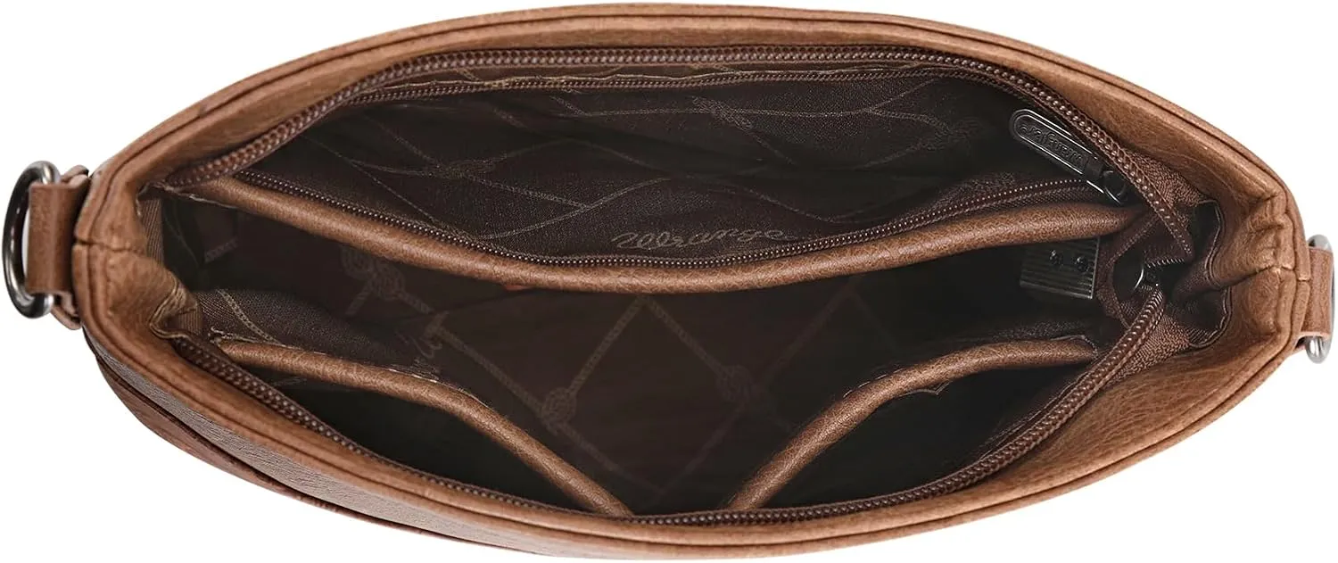 Wrangler Crossbody Purses for Women Two Tone Crossbody Bags Women Purses and Handbags