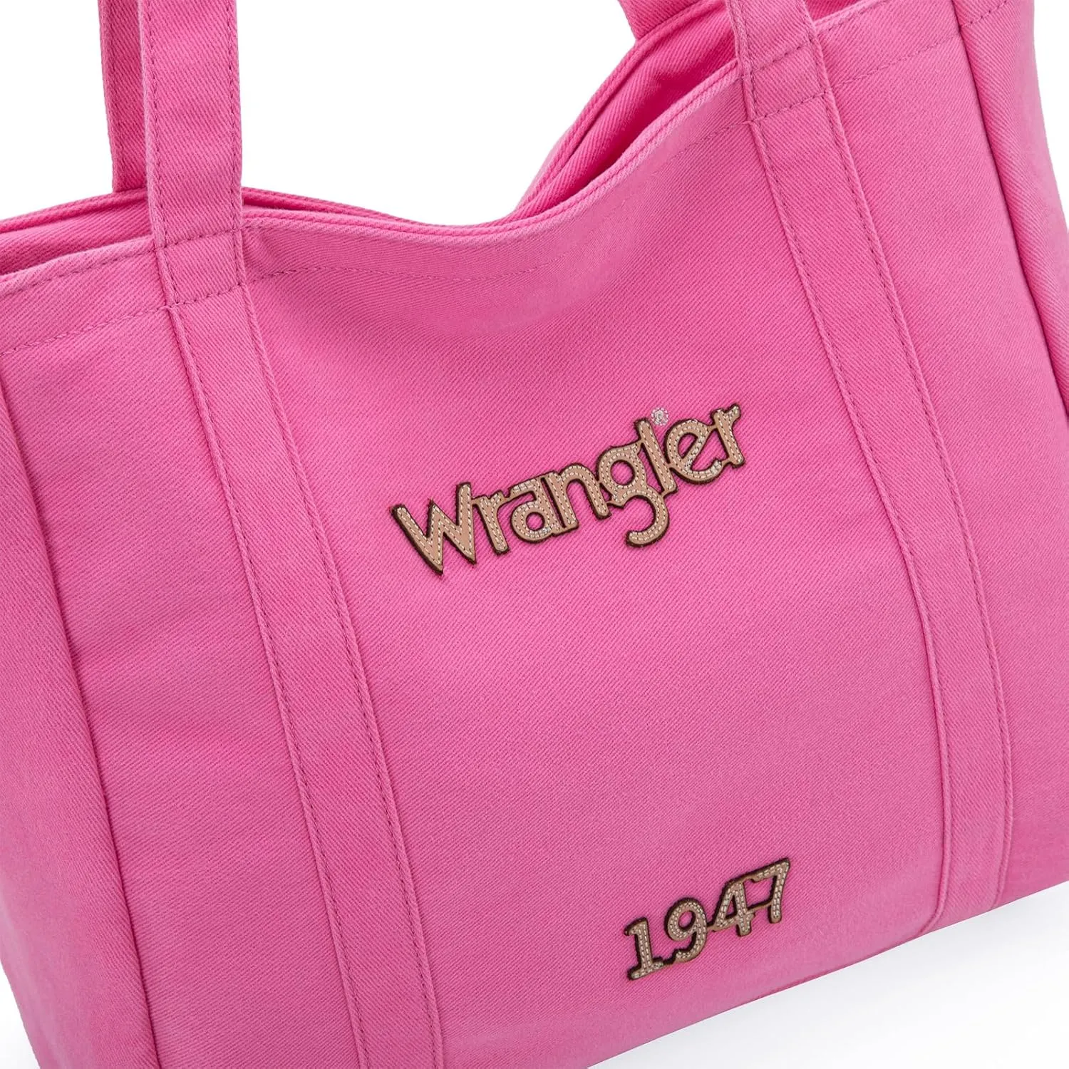 x Wrangler Denim Tote Bag Casual Hobo Purse for Work Travel