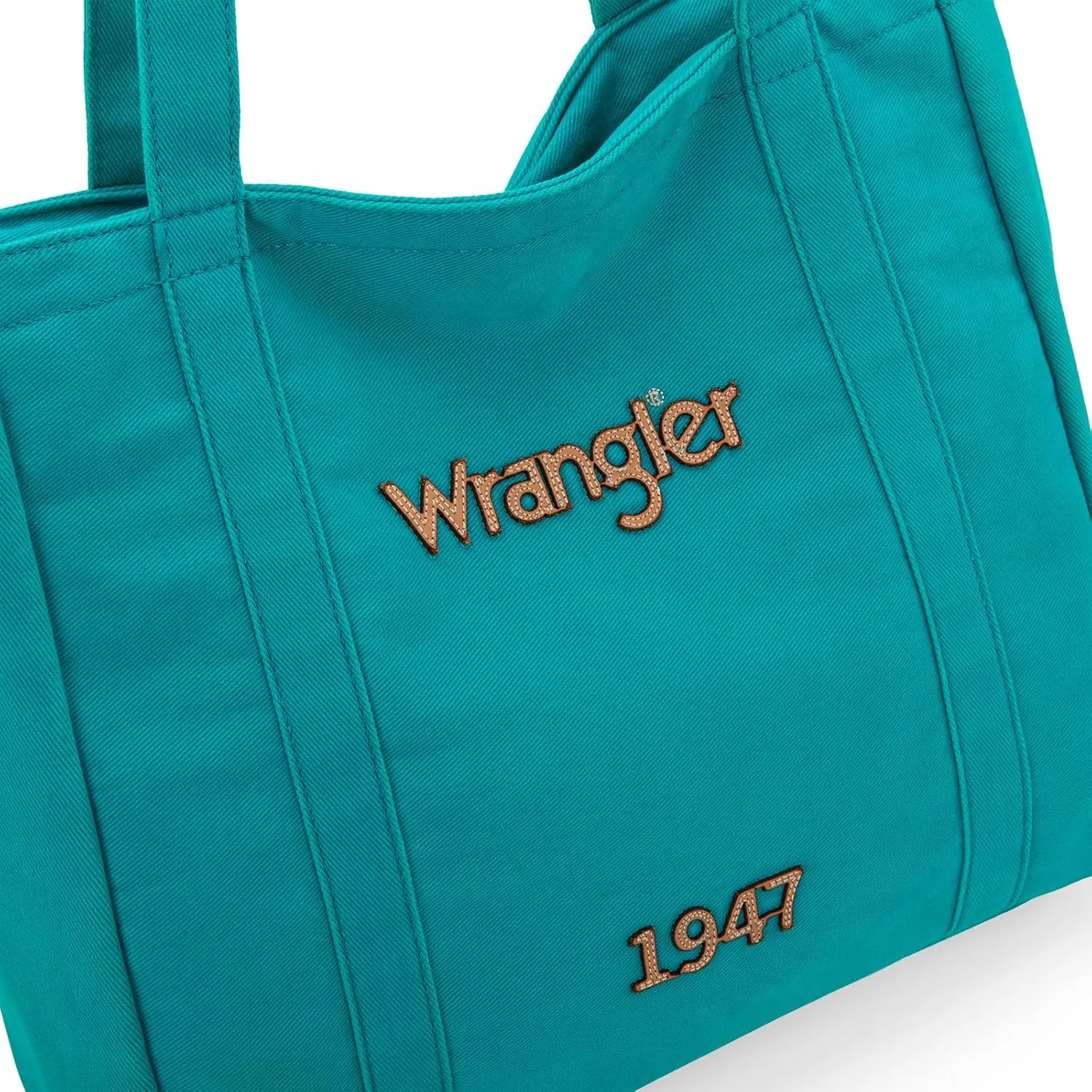 x Wrangler Denim Tote Bag Casual Hobo Purse for Work Travel