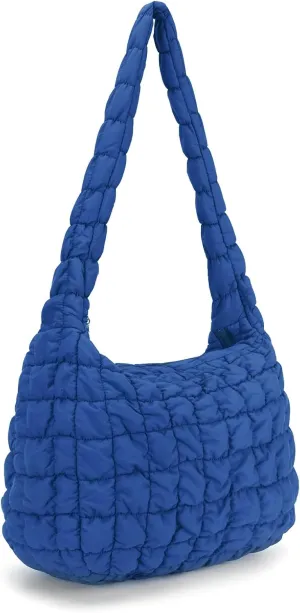 YFGBCX Quilted Tote Bag for Women - Lightweight Puffy Shoulder Bag with Quilted Padding