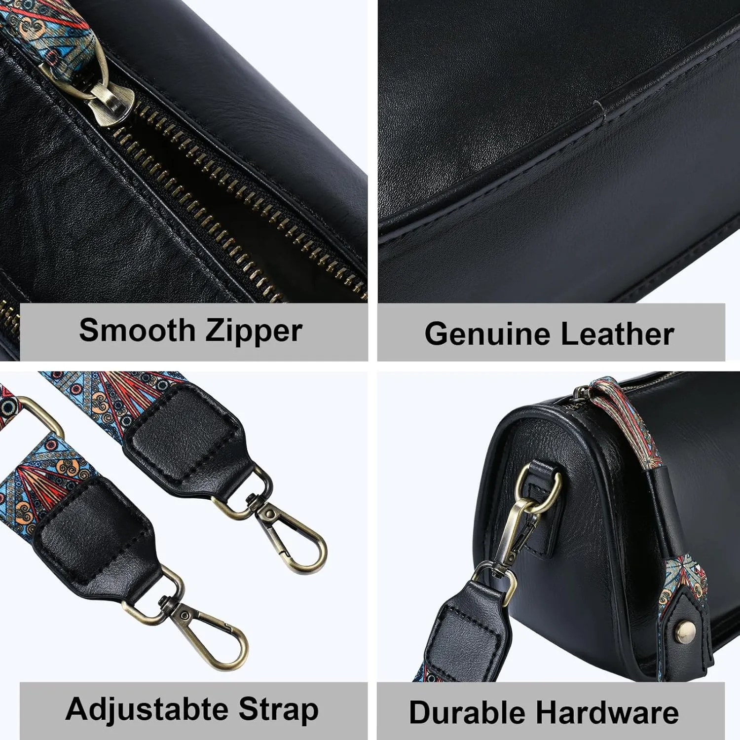 Yonami Genuine Leather Crossbody Bags for Women - Crossbody Bags for Women Trendy - leather Small Purses for Women